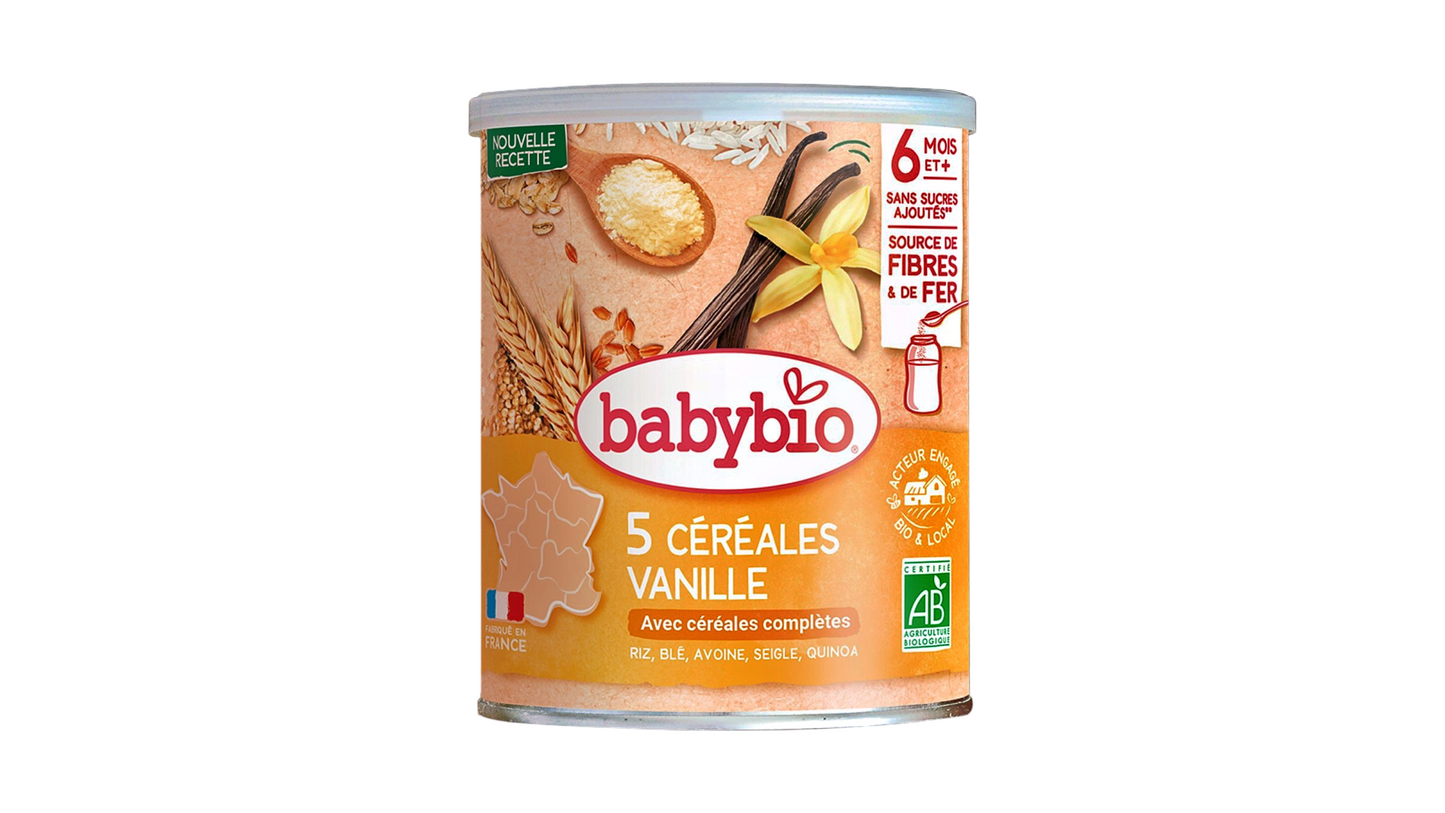 BABYBIO, VANILLA CEREAL & QUINOA CREAM 220G