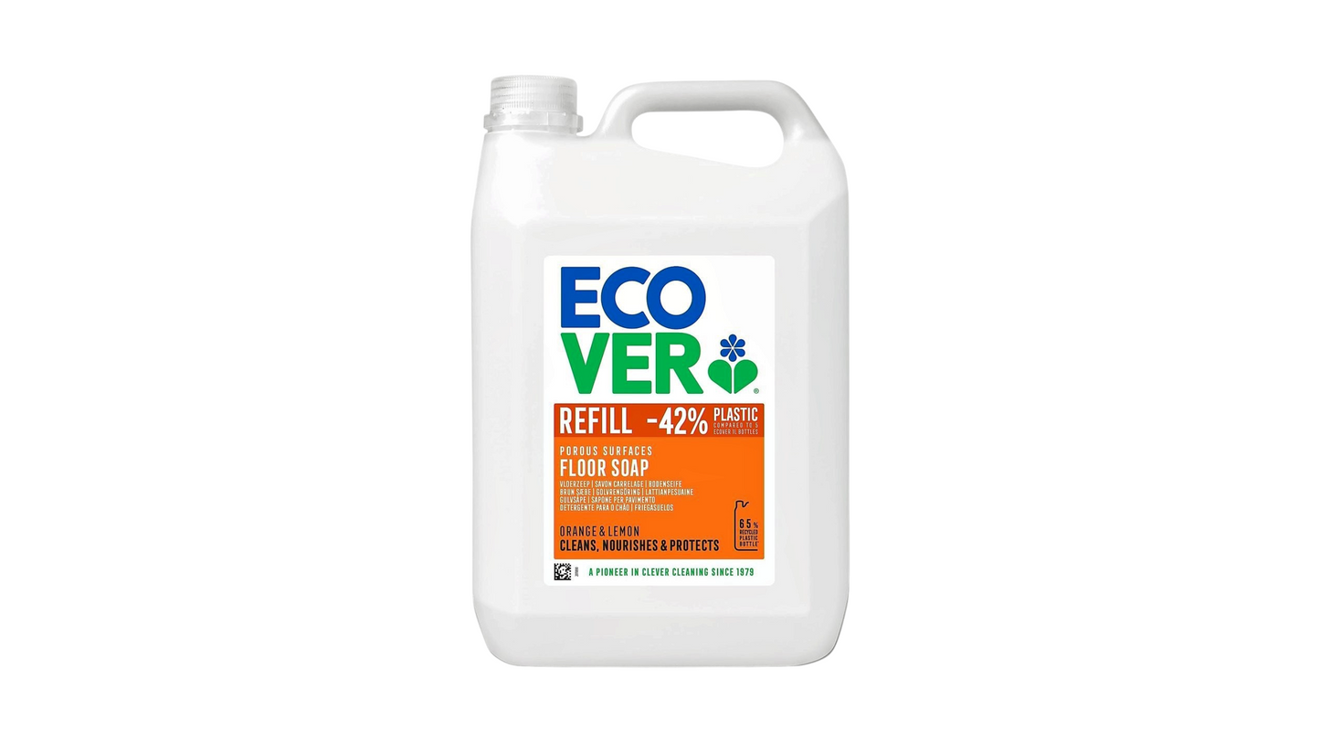 ECOVER, FLOOR SOAP  REFILL ORANGE & LEMON -42% 5L