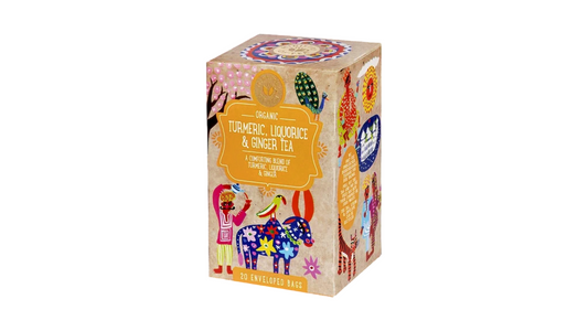 MINISTRY OF TEA, TURMERIC LIQUORICE GINGER 20 BAGS