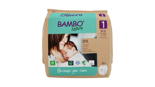 BAMBO NATURE, NO 1 XS 2-4 KG NAPPIES