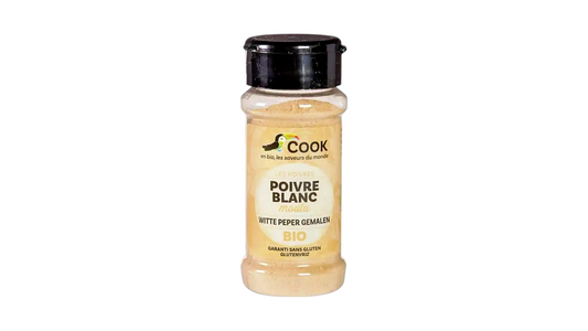 COOK, White Pepper Ground 45G BIO