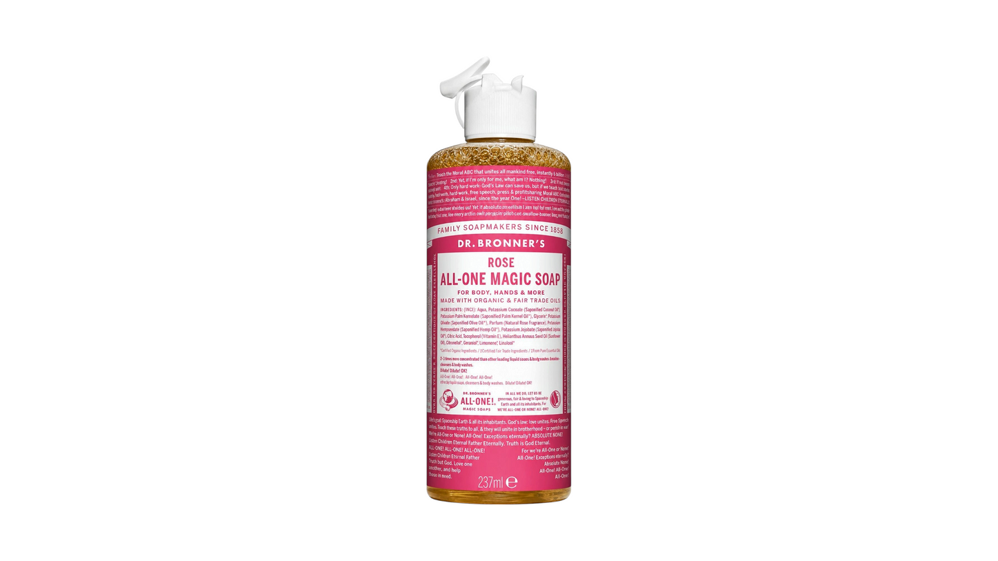 DR. BRONNER'S, ALL-ONE HEMP ROSE SOAP 237ML