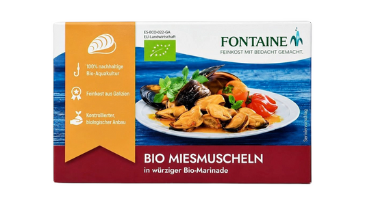 FONTAINE, Mussels BIO In Organic Marinade 120g