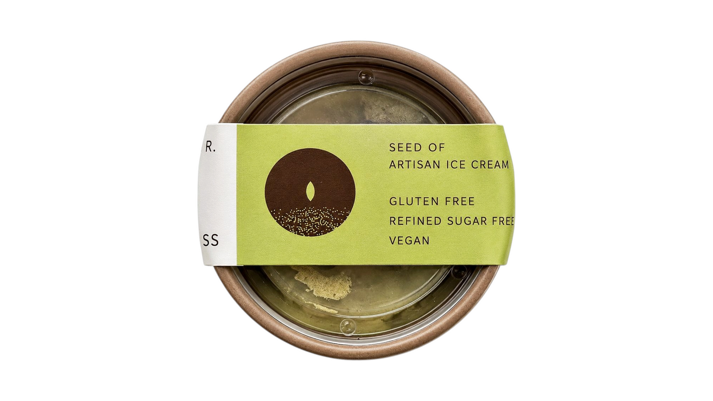 SEED OF HAPPINESS, Ice-Cream Matcha And Double Chocolate Cookie VEGAN