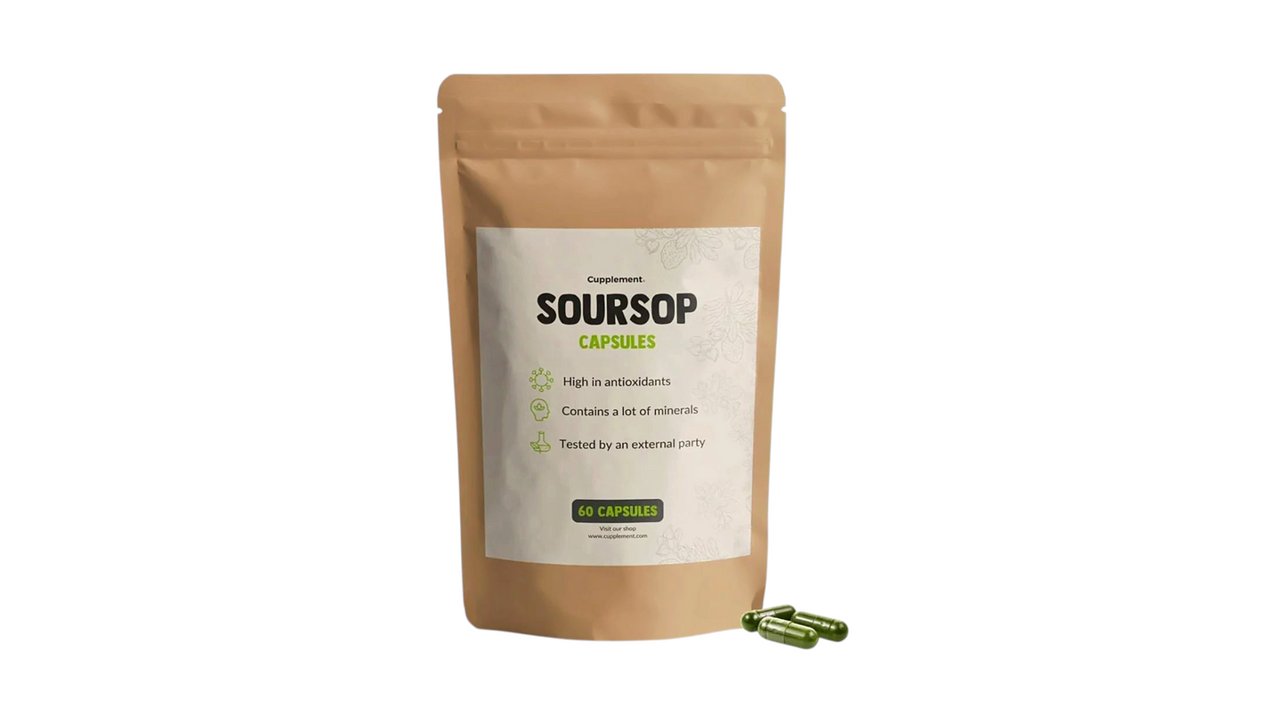 Cupplement, Soursop Extract 60 Capsules 500mg