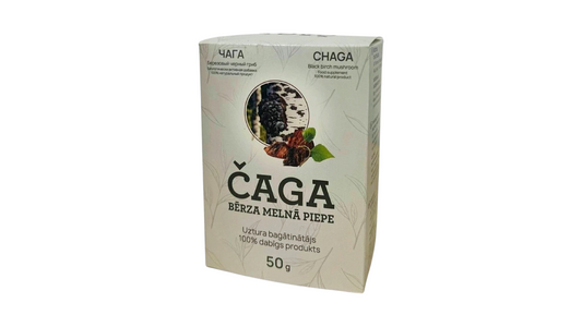 HealthNA 100% Natural Chaga Tea 50g | Pure Black Birch Mushroom Powder Supplement