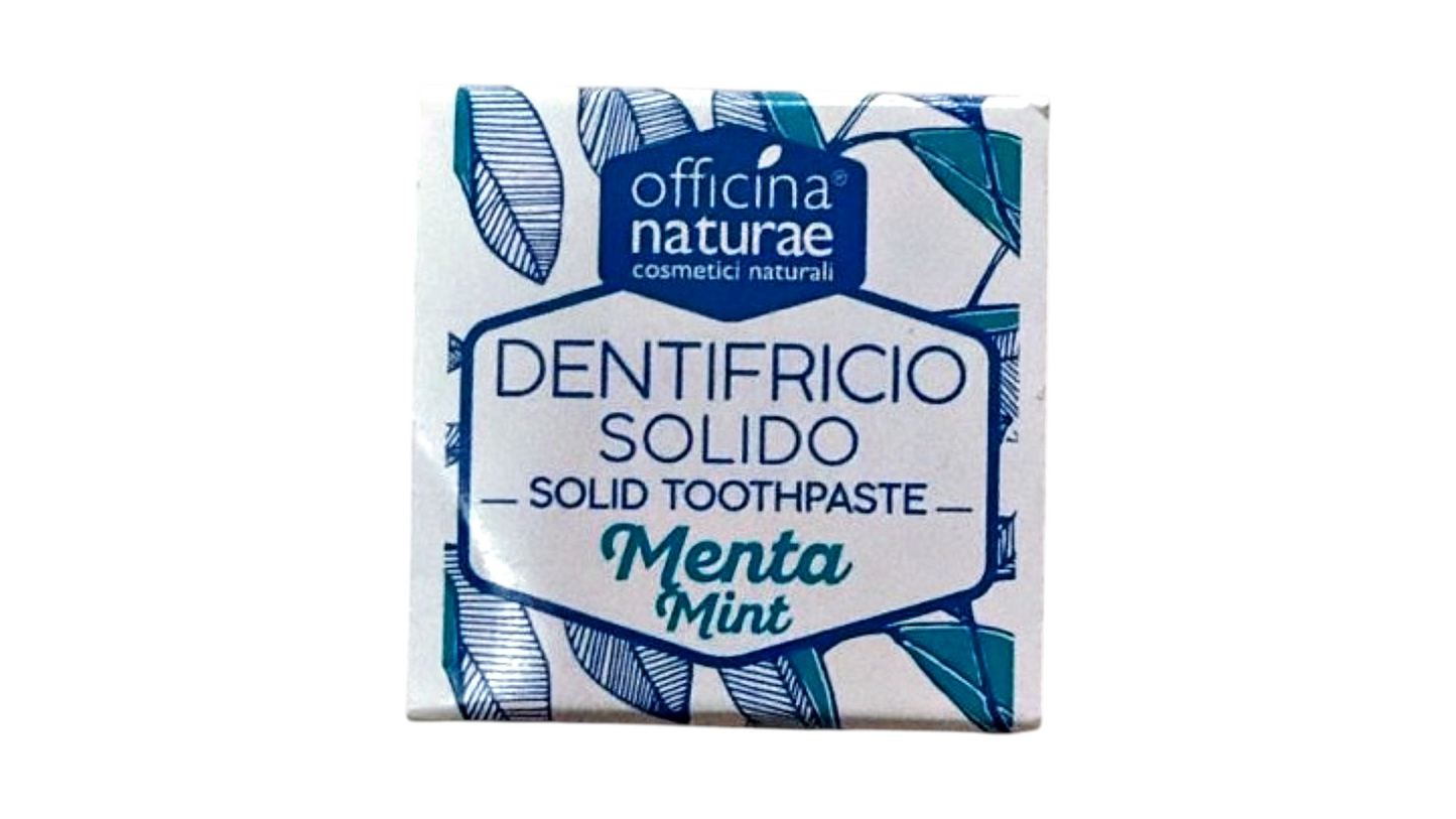 OFFICINA NATURAE, Solid Mint Toothpaste Tabs 21PCS BIO