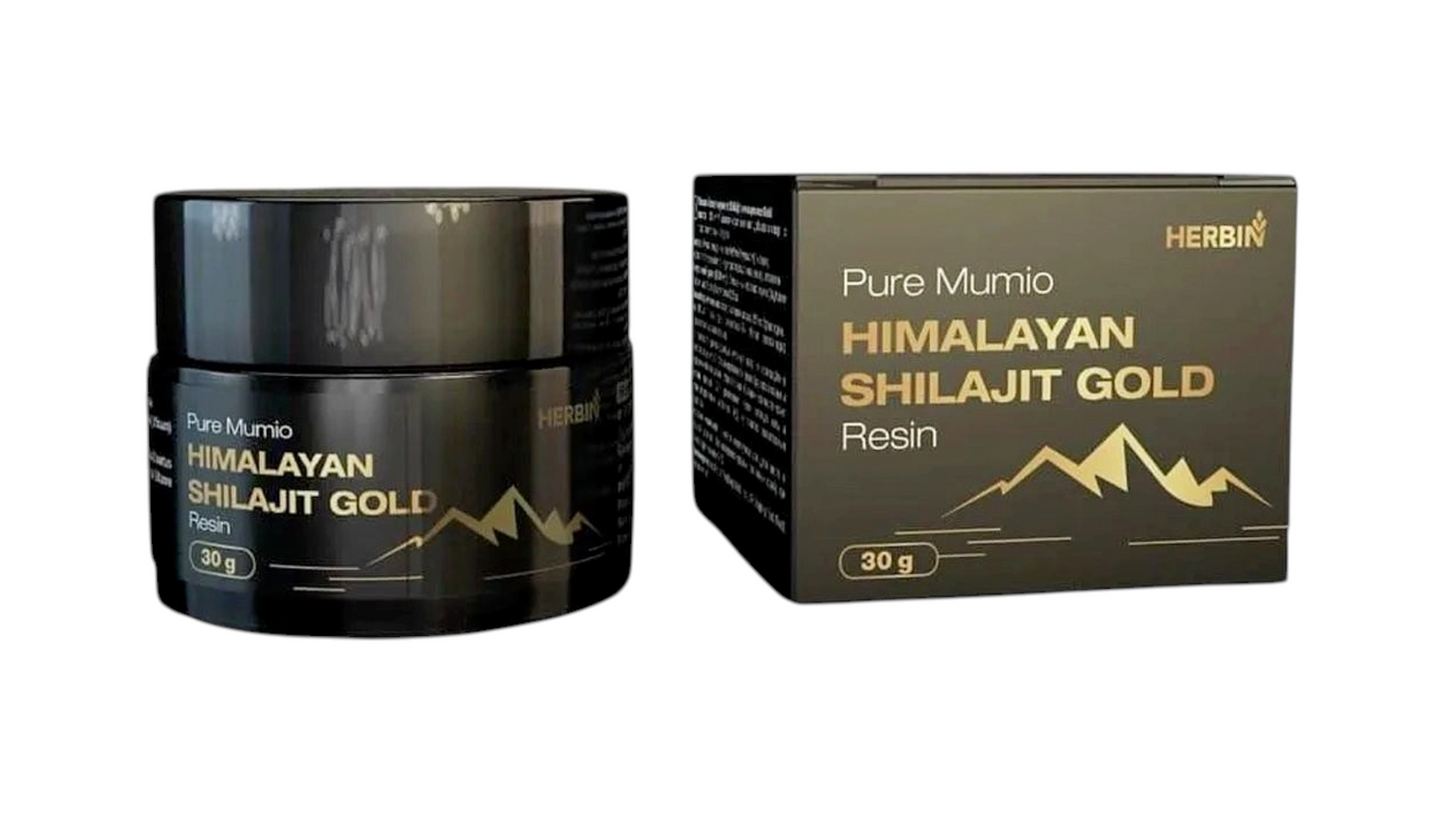 HERBIN, Pure Mumio Himalayan Shilajit Gold Resin Paste, 30g