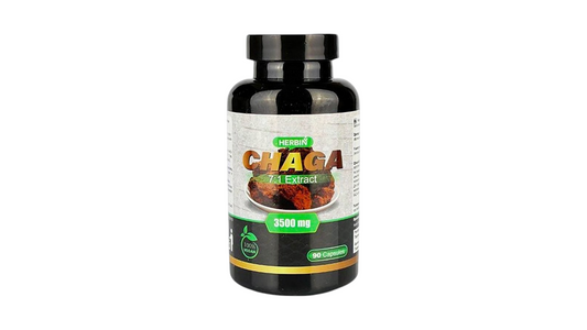 HERBIN, Chaga 3500 mg 7:1 Extract, 90 Capsules