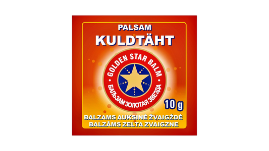 Golden Star Balm by AS PAIRA – Herbal Cooling & Warming Relief Balm 10 g