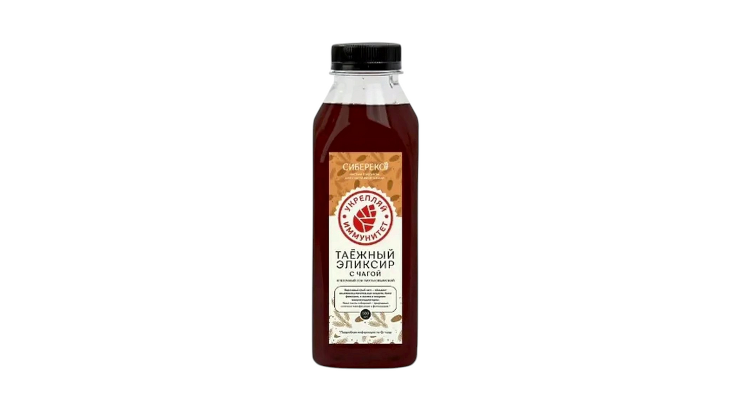 SIBEREKO, Taiga Elixir With Chaga , 500 ml