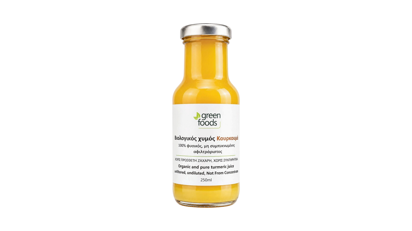Green Foods, Turmeric Juice 250Ml Bio