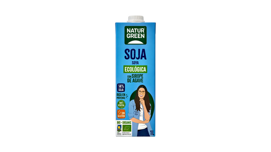 NATURGREEN, Soya Milk With Agave 1L BIO