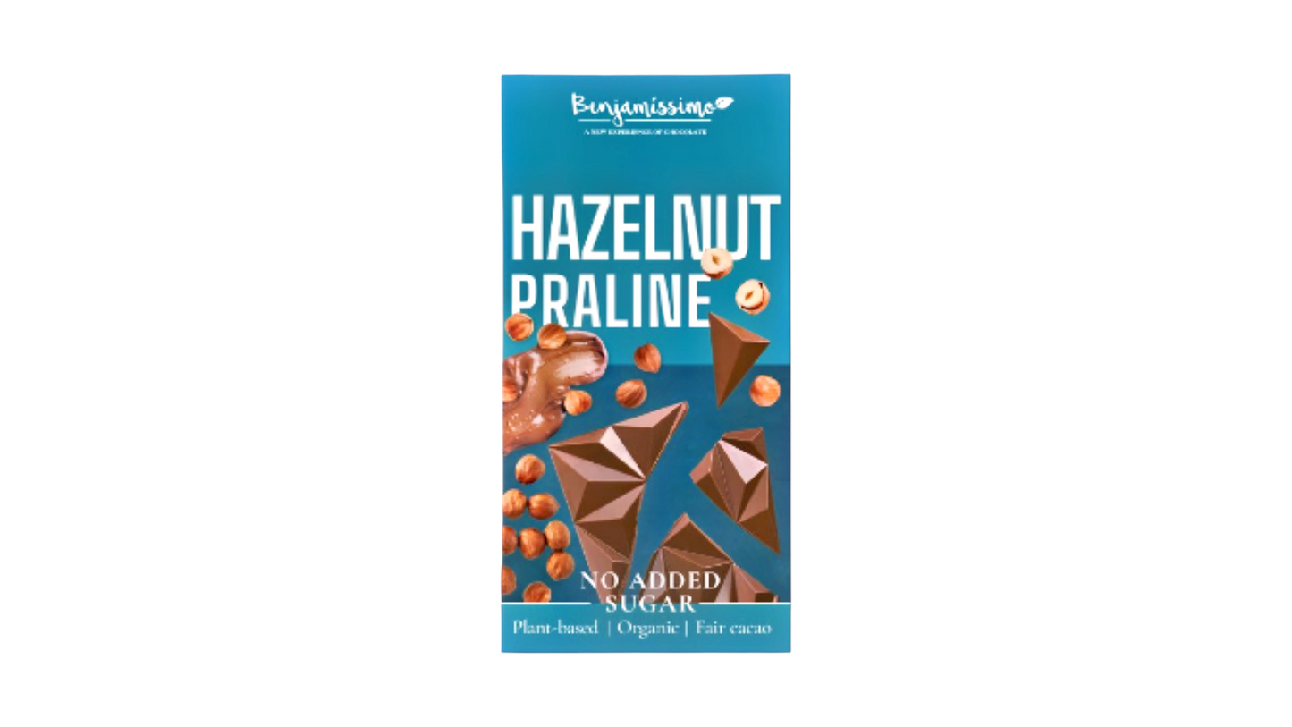 Benjamissimo, Praline No Added Sugar Vegan Bar 60G Bio