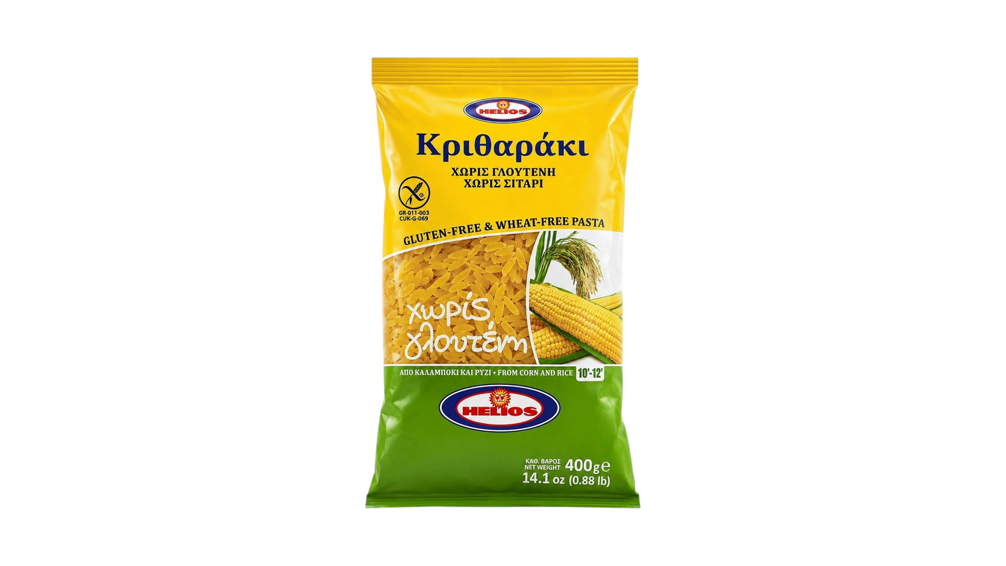 Helios, Orzo Kritharaki Gluten Free 400G