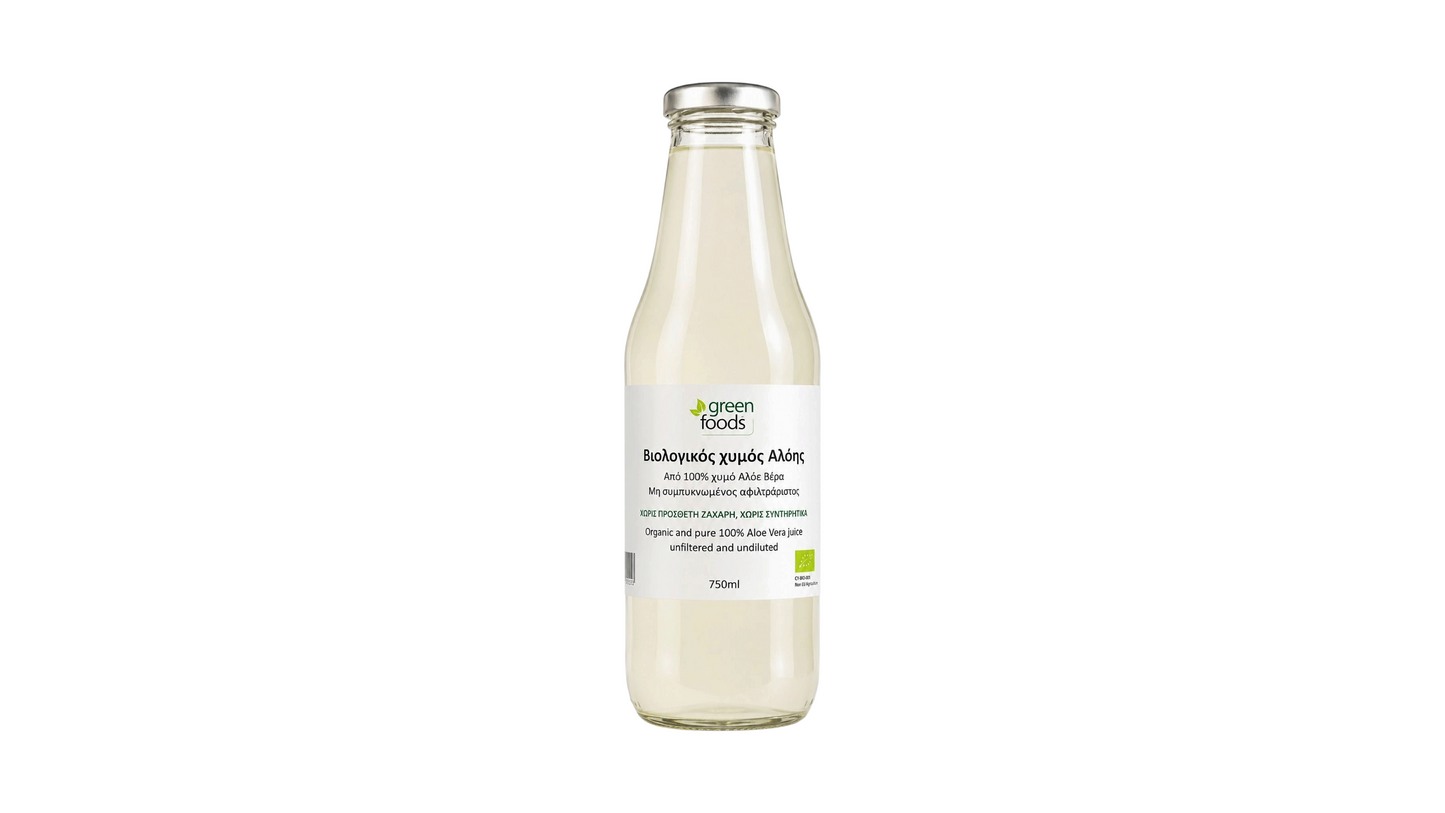 Green Foods, Aloe Vera Juice 750Ml Bio