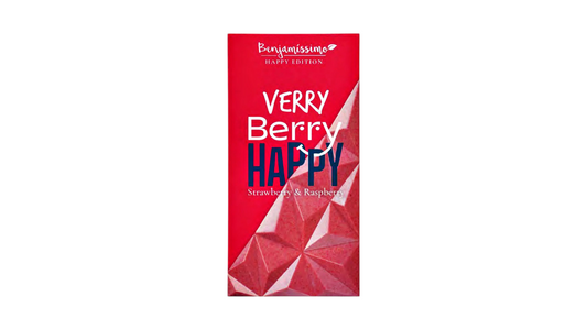 BENJAMISSIMO, STRAWBERRY RASPBERRY VEGAN BAR 60G BIO
