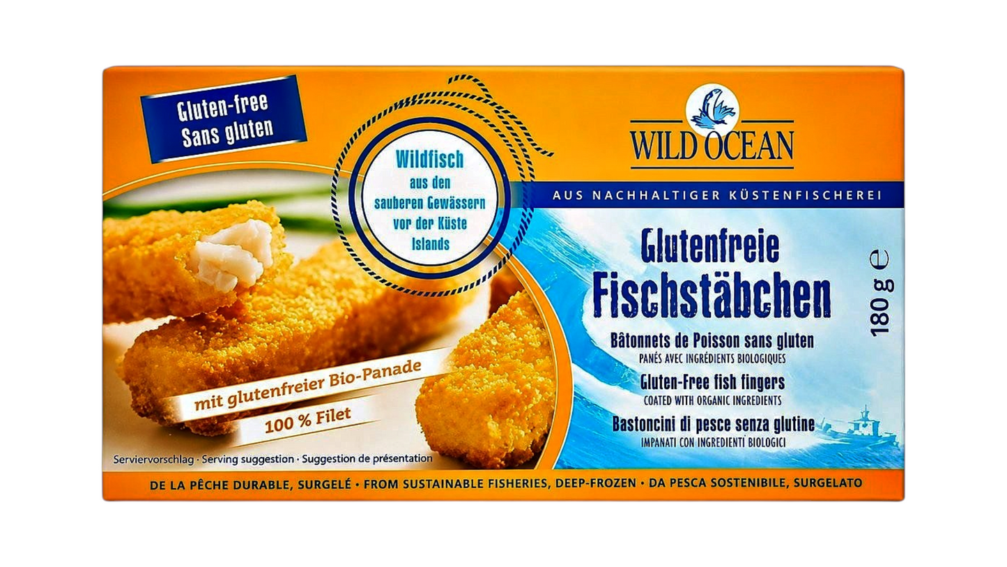 WILD OCEAN, FISH FINGERS 180G GLUTEN FREE