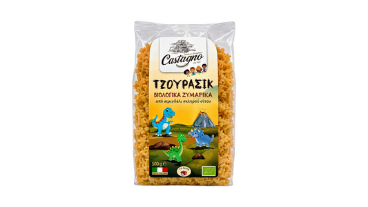CASTAGNO, MIX JURASSIC DURUM WHEAT PASTA 500G BIO