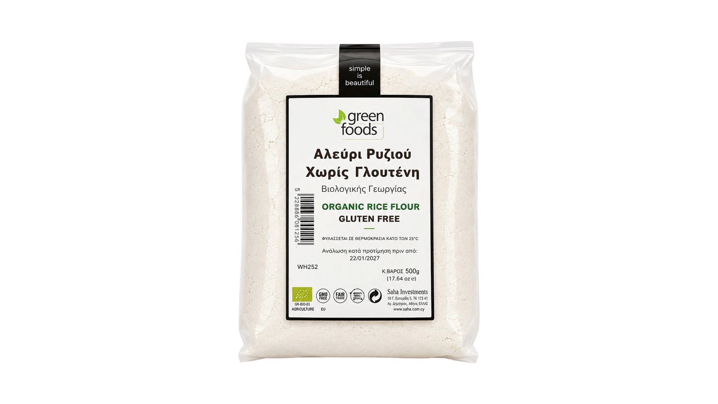 Green Foods, Rice Flour 500G Bio
