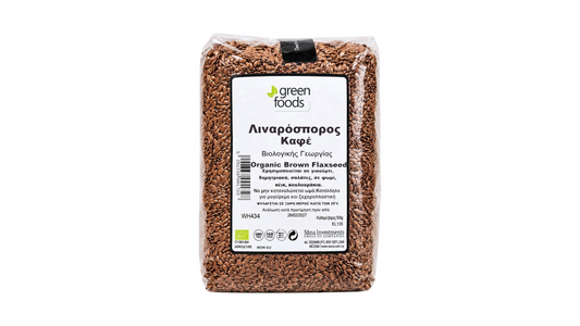 GREEN FOODS, FLAXSEED BROWN 500G BIO