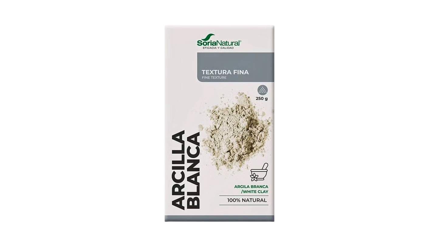 SORIA NATURAL, ARGILLA BRANCA WHITE CLAY 250G