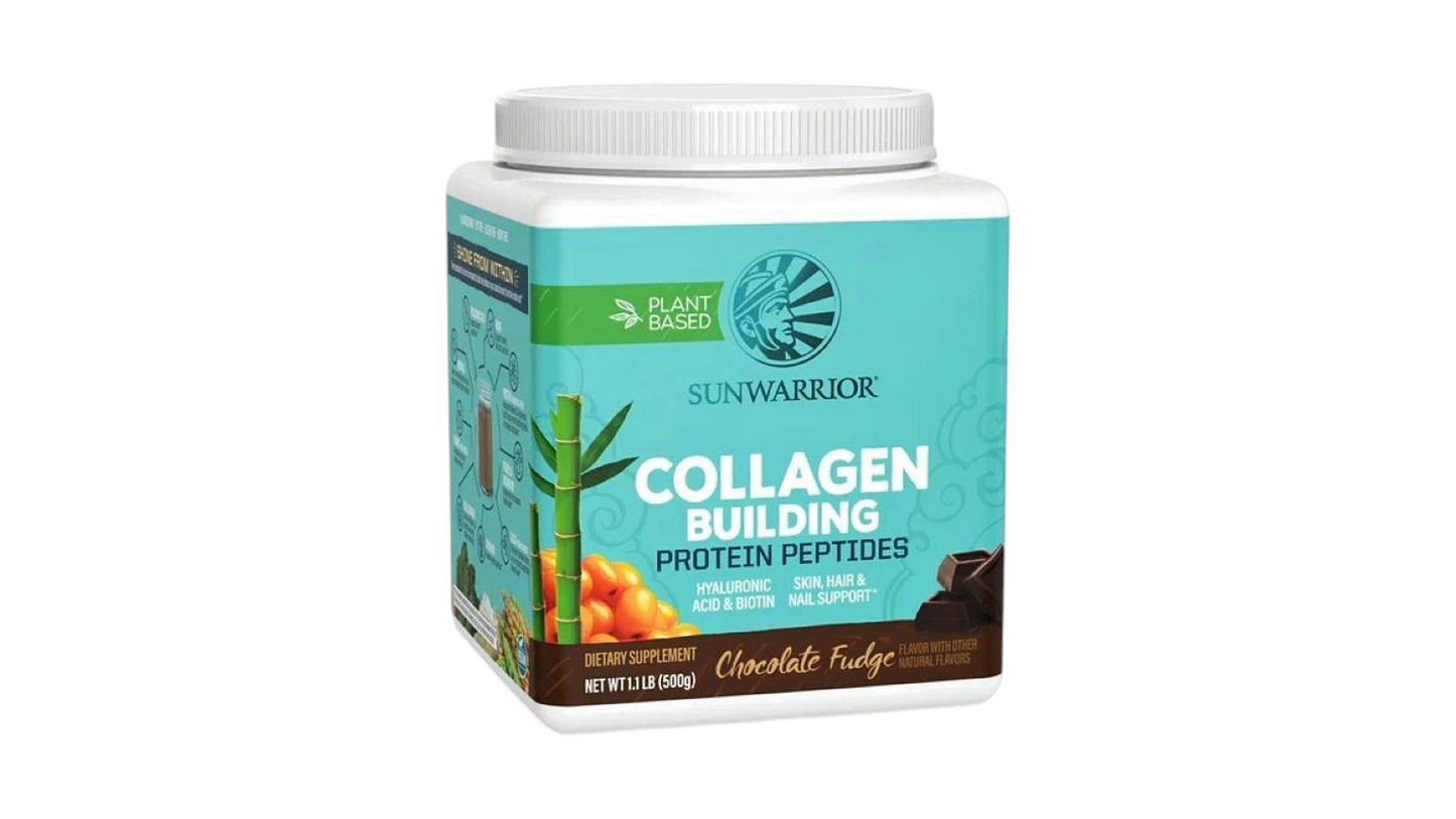 SUNWARRIOR, COLLAGEN PROTEIN CHOCOLATE FUDGE 500G