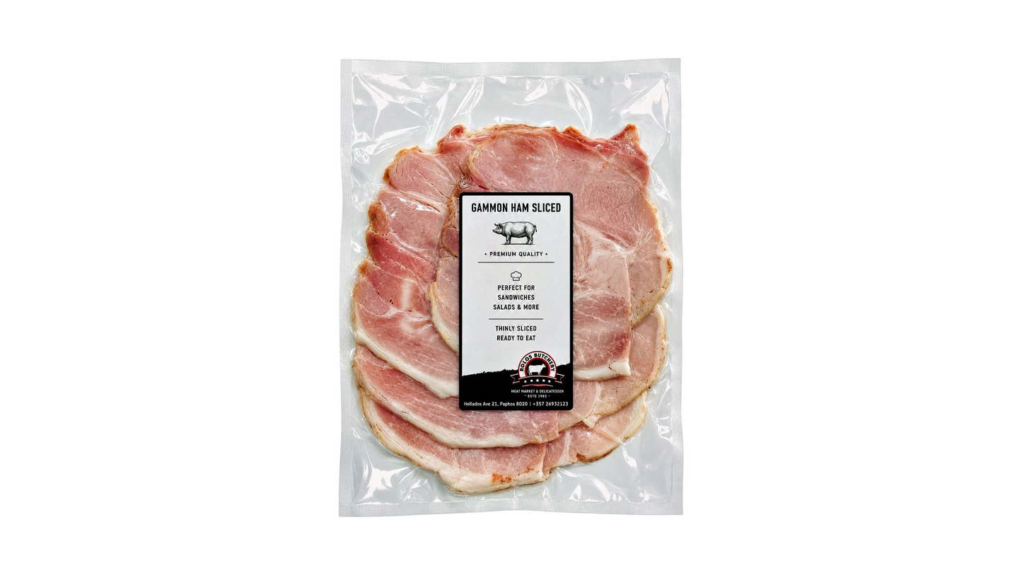 GAMMON HAM SLICED 500g