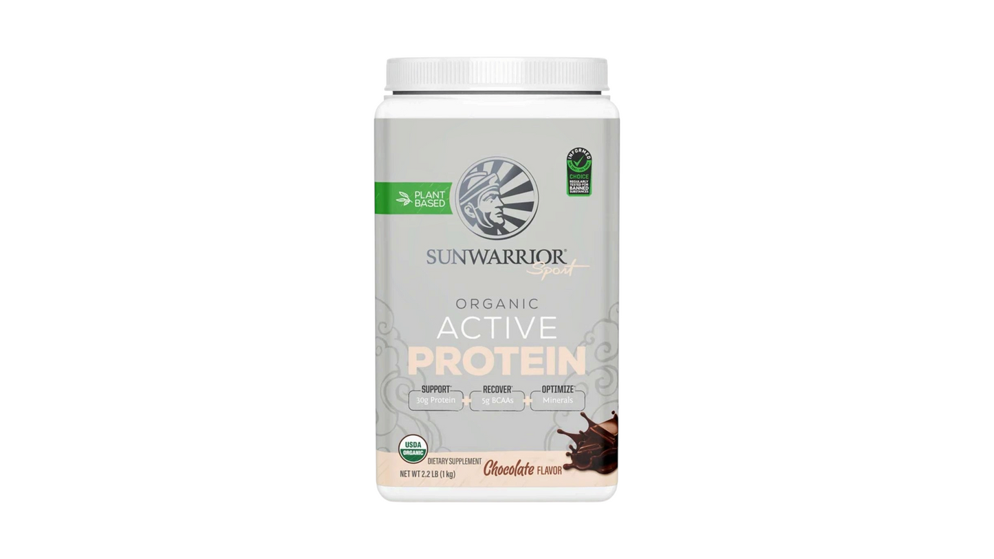 SUNWARRIOR, ACTIVE CHOCOLATE PROTEIN 1KG BIO