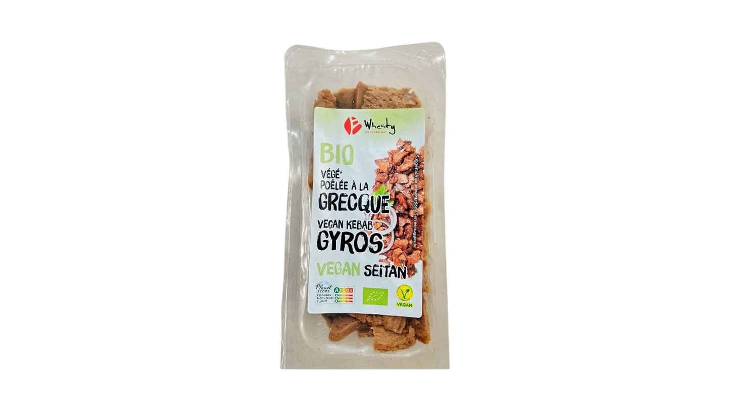 WHEATY, VEGAN KEBAB SEITAN 200G BIO