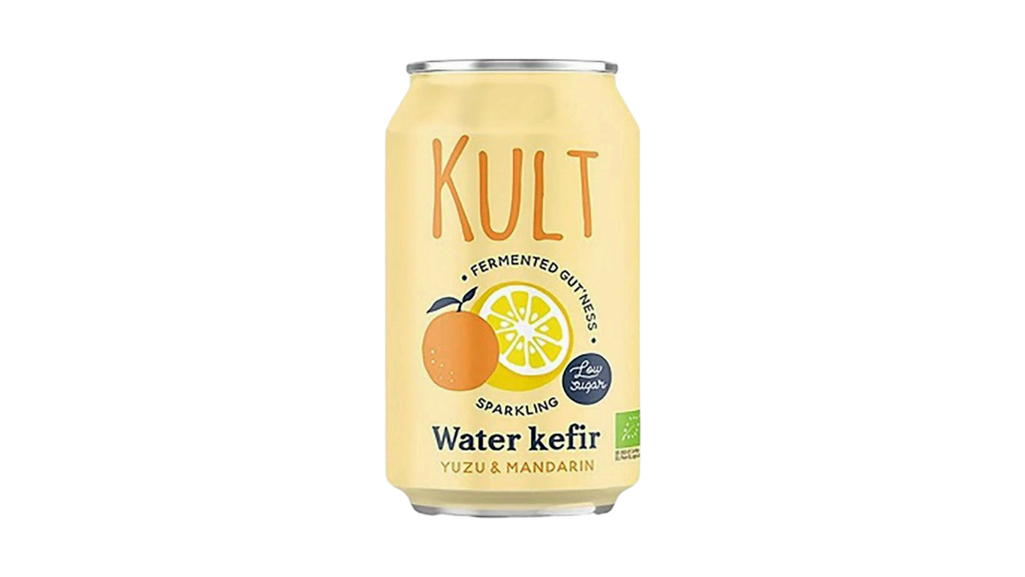 KULT, BIO Water Kefir Yuzu & Mandarin, 330ml
