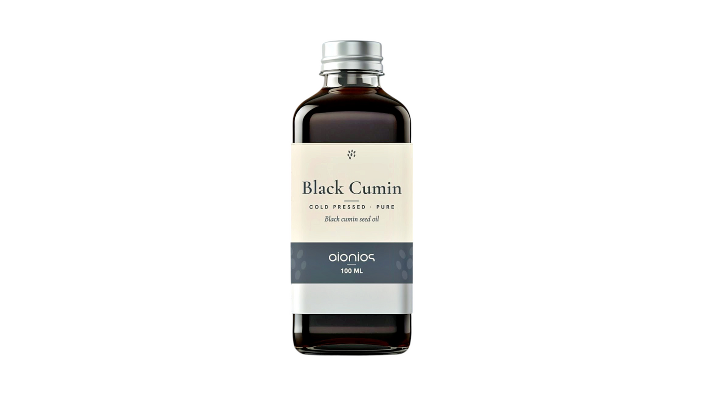 COLD PRESSED BLACK CUMIN SEED OIL 100 ML AIONIOS