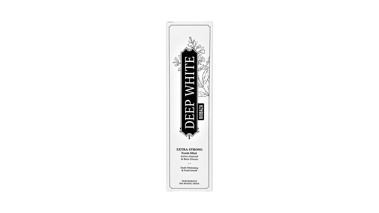 BIOBAZA, DEEP WHITE EXTRA STRONG TOOTHPASTE 75 ML