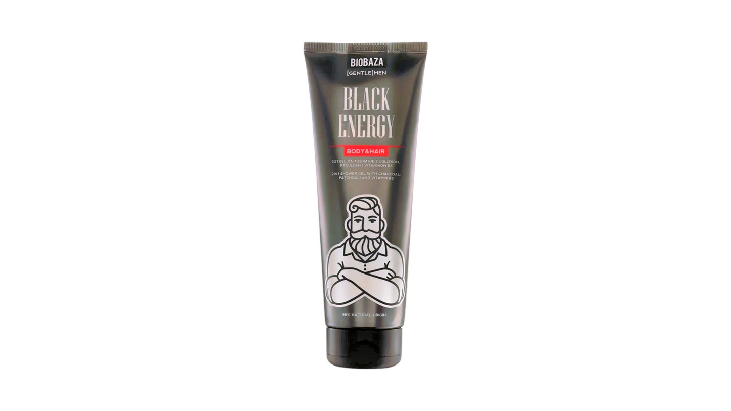 BIOBAZA, MEN BLACK ENERGY 2IN1 BODY&HAIR 220 ML