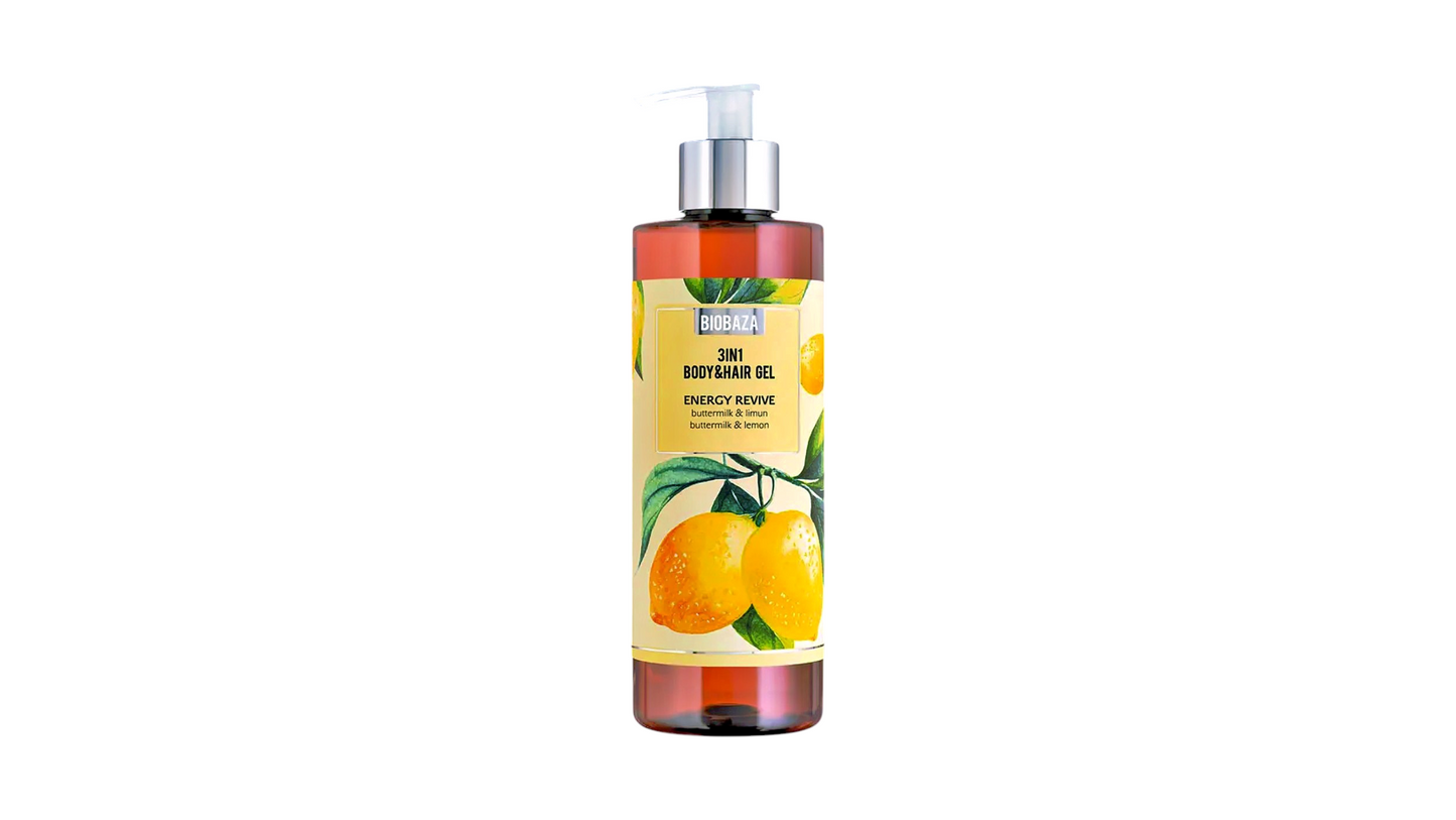 BIOBAZA, 3IN1 BODY&HAIR ENERGY REVIVE 400 ML
