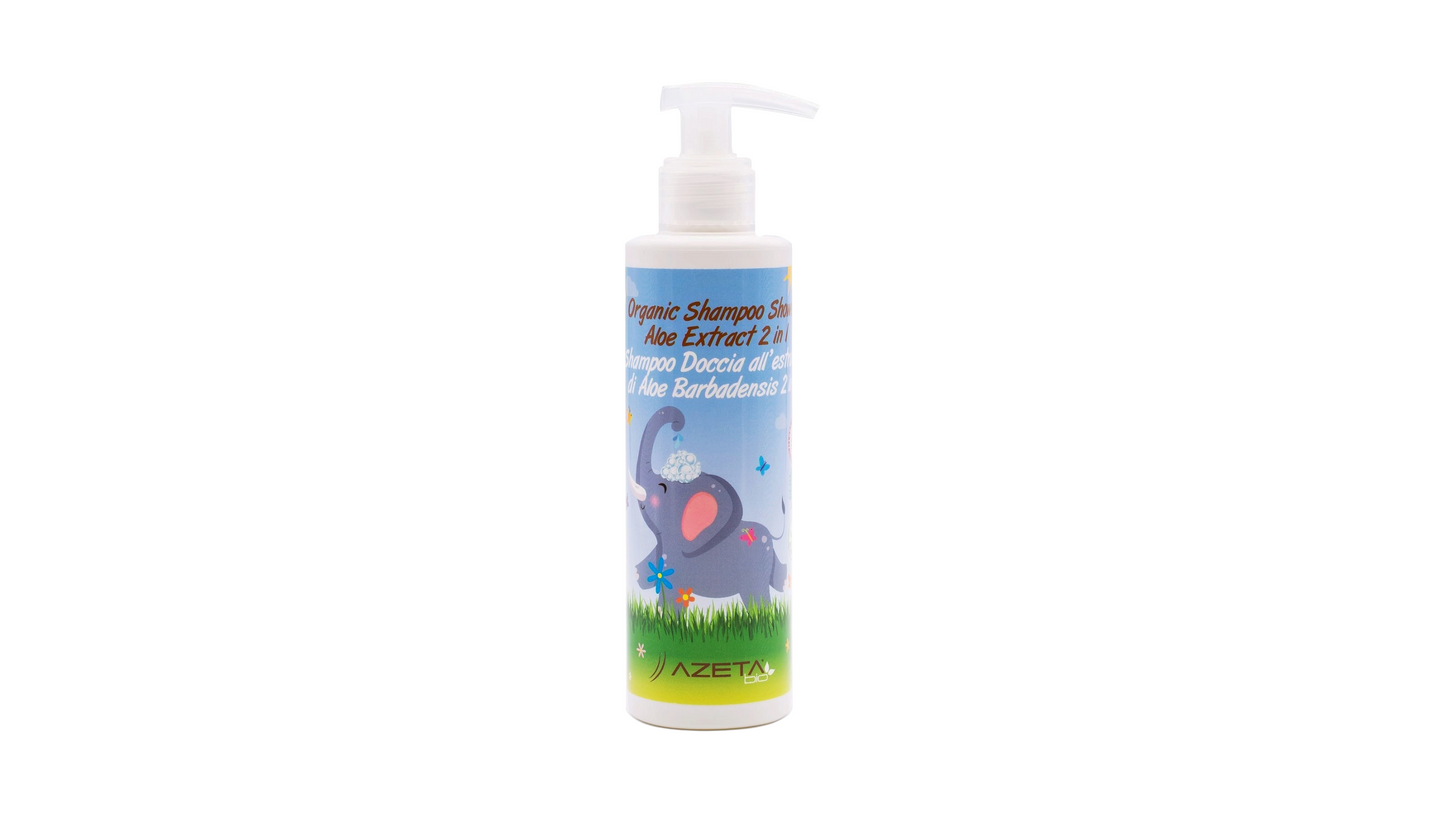 AZETABIO, ORGANIC BABY SHAMPOO SHOWER ALOE VERA 500 ML
