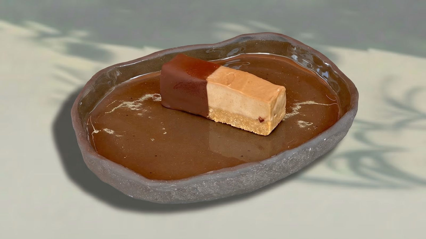 PEANUT BUTTER BANANA BAR CHEESECAKE VEGAN SEED OF HAPPINESS 2 PCS