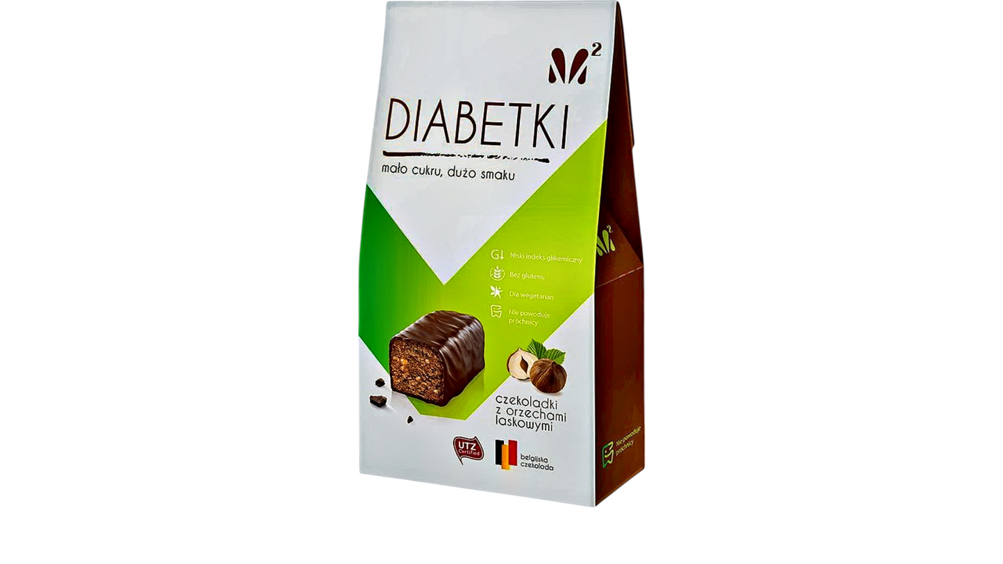 Pralines with hazelnuts and walnuts 100g Diabetki