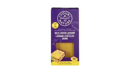 YOUR ORGANIC NATURE, YELLOW LENTIL LASAGNA GLUTEN FREE 250G BIO