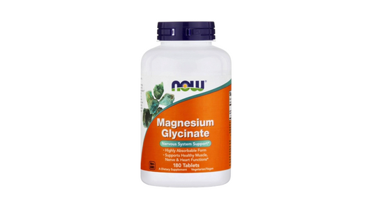 NOW, MAGNESIUM GLYCINATE 180 TABLETS