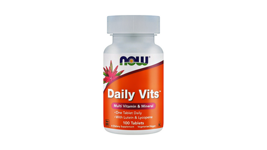 NOW, DAILY VITS MULTI VITAMIN & MINERAL 100 TABLETS