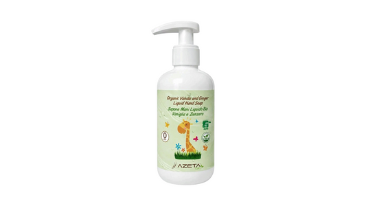 ORGANIC VANILLA & GINGER LIQUID HAND SOAP, AZETA BIO 200 ML