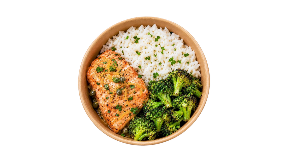Orange Butter Salmon with Capers