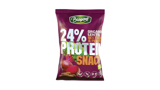 BIOPONT, PROTEIN SNACK BEETROOT PEPPER GLUTEN FREE 50G BIO