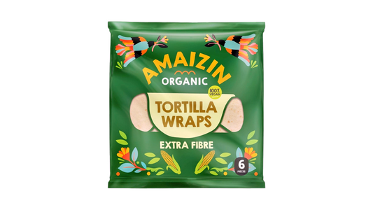 Amaizin, Tortilla Wraps Extra Fibre 240G