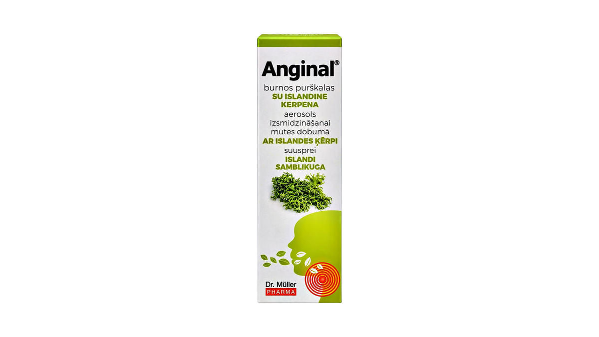 Dr. Müller Pharma Anginal Mouth Spray with Iceland Moss (30 ml)