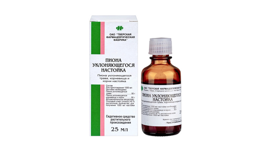 Tver Pharmaceutical Factory Peony Tincture (25ml)