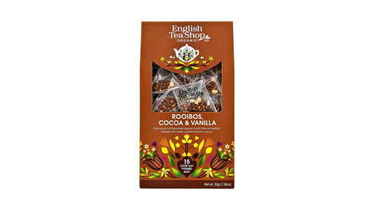 English Tea Shop Organic Rooibos Cocoa & Vanilla Tea – 15 Bags