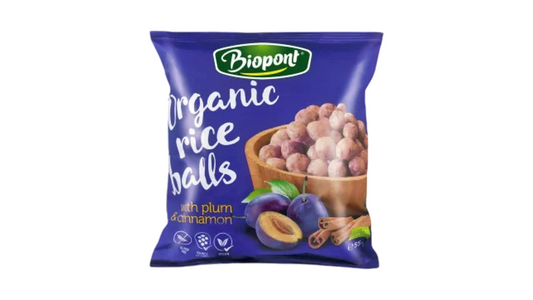 BIOPONT, RICE BALLS WITH PLUM CINNAMON 55G BIO
