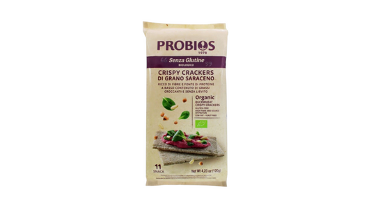 PROBIOS, BUCKWHEAT CRISPY CRACKERS 120G BIO